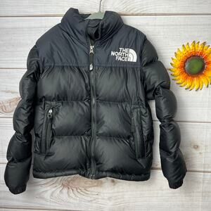 the north face big kids 1996 retro nuptse 700‎ jacket 7/8